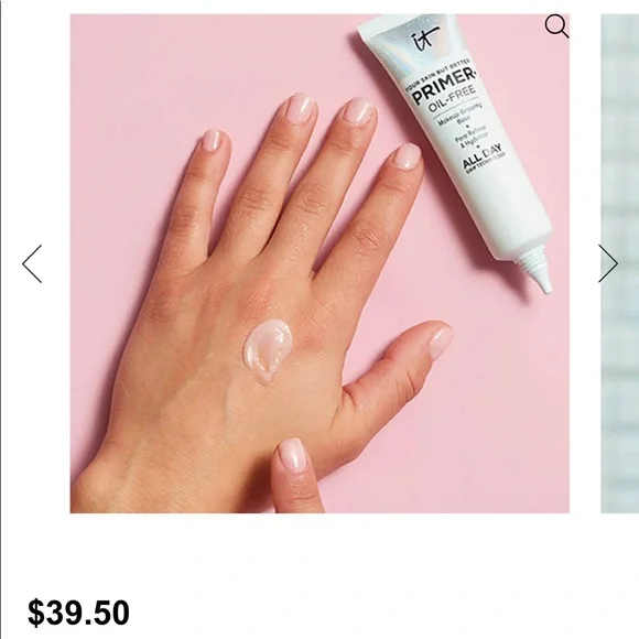 IT COSMETICS Your Skin But Better Primer+ Oil free 1oz $40 NIB